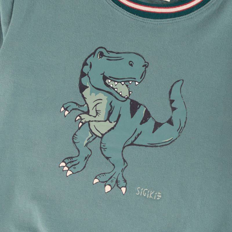 Sigikid Kinder Sweatshirt Dino, grün Meist gekauft