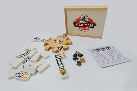spieleoffensive Mexican Train in Holzbox Riesige Ersparnisse