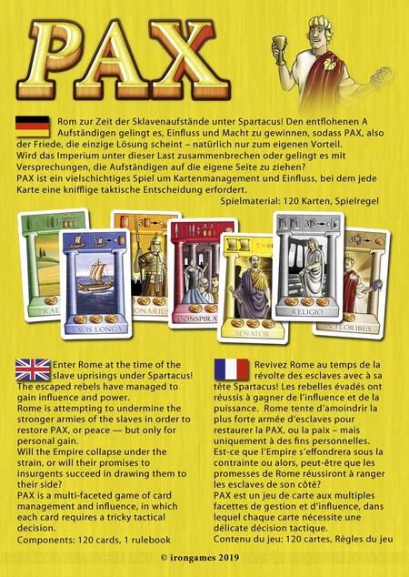 spieleoffensive PAX Kostenloser Versand international