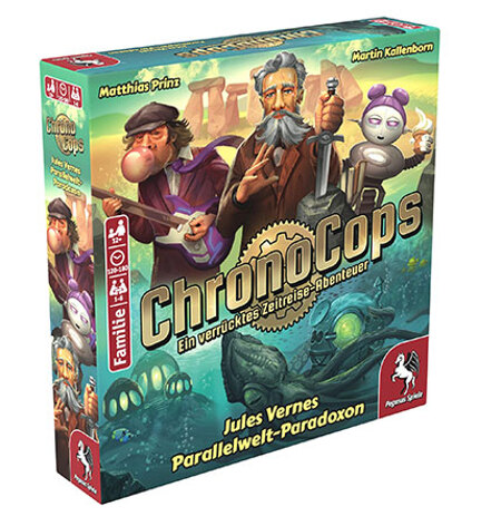 spieleoffensive ChronoCops  Jules Vernes Parallelwelt-Paradoxon zollfrei