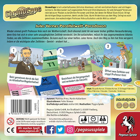 spieleoffensive ChronoCops  Jules Vernes Parallelwelt-Paradoxon zollfrei