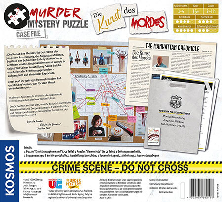 spieleoffensive Murder Mystery Case Files - Die Kunst des Mordes Begrenzt auf 3 Tage