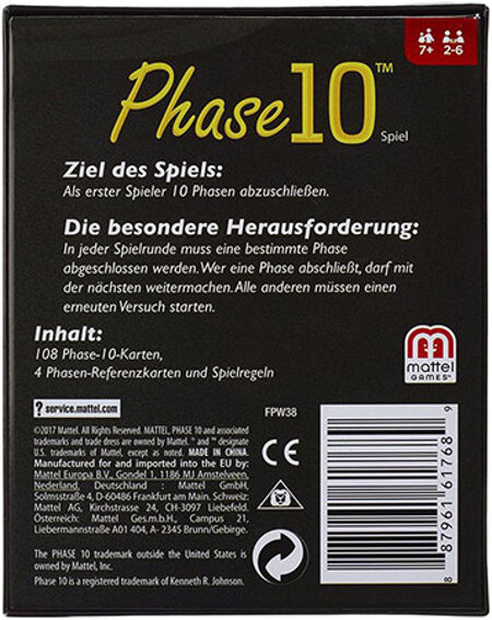 spieleoffensive Phase 10 - Kartenspiel 2025