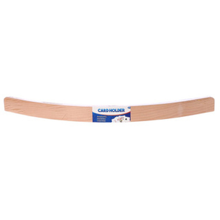 spieleoffensive Großer Spielkartenhalter - gebogen 50 cm aus Holz Outlet