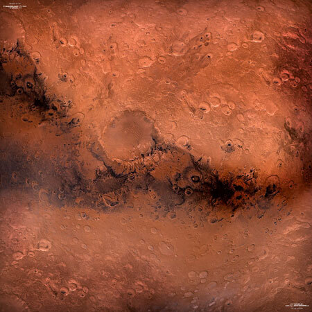 spieleoffensive Spielmatte Mars (90 x 90 cm) Saisonschlussverkauf