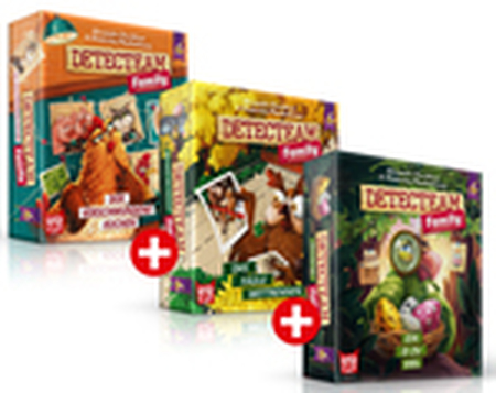 spieleoffensive Detecteam Family - Bundle (3 Spiele)