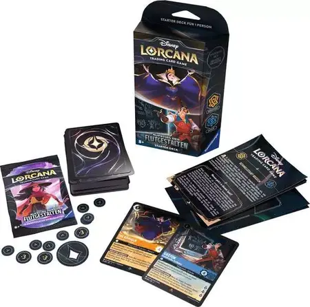 spieleoffensive Disney Lorcana: Set 2 - Aufstieg der Flutgestalten: Starter Deck Bernstein und Saphir Neuheiten