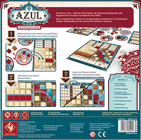 spieleoffensive Azul: Meister-Chocolatier Vierteljährliche Förderung
