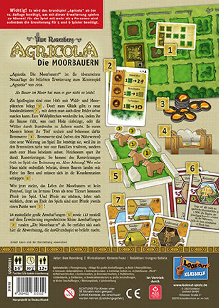 spieleoffensive Agricola - Die Moorbauern Erweiterung Riesige Rabatte