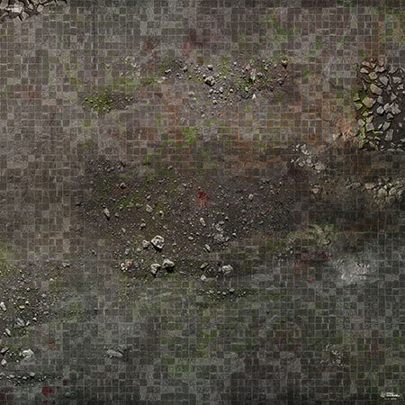 spieleoffensive Spielmatte Dungeon (90x90cm)