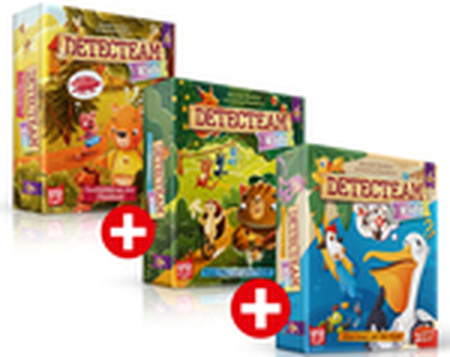 spieleoffensive Detecteam Kids - Bundle (3 Spiele mit je 3 Fällen)