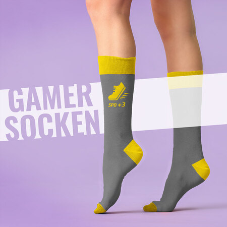 spieleoffensive Gamer-Socken (Gr. 31-34)