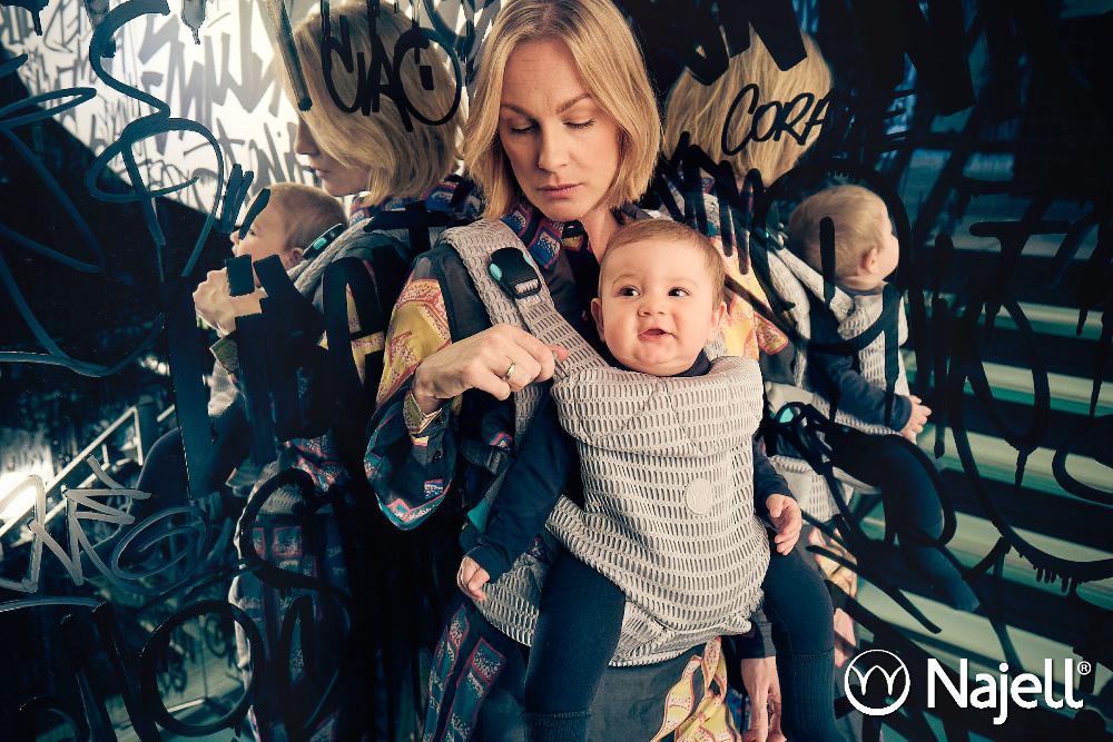 babymarkt Babytrage Rise Silver Grey Heißer Verkauf