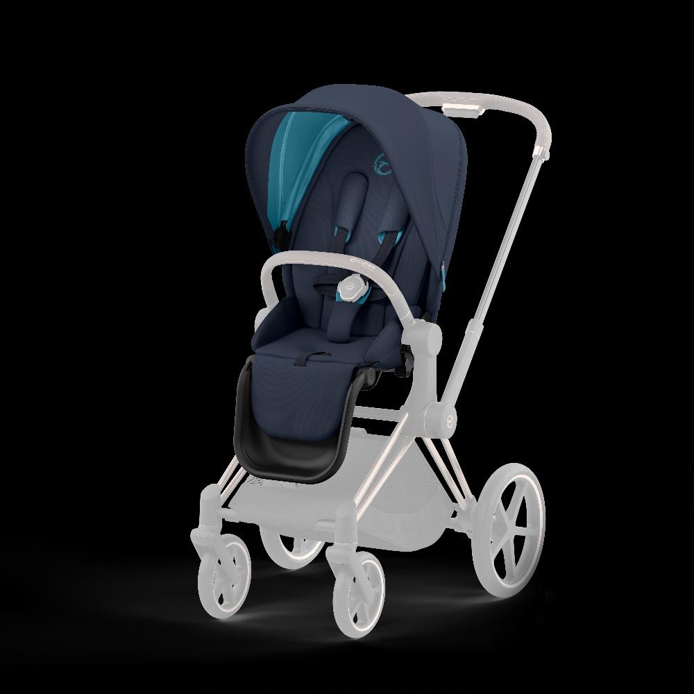 babymarkt Kombikinderwagen Priam Rosegold Dark Navy Conscious Collection Große Rabatte