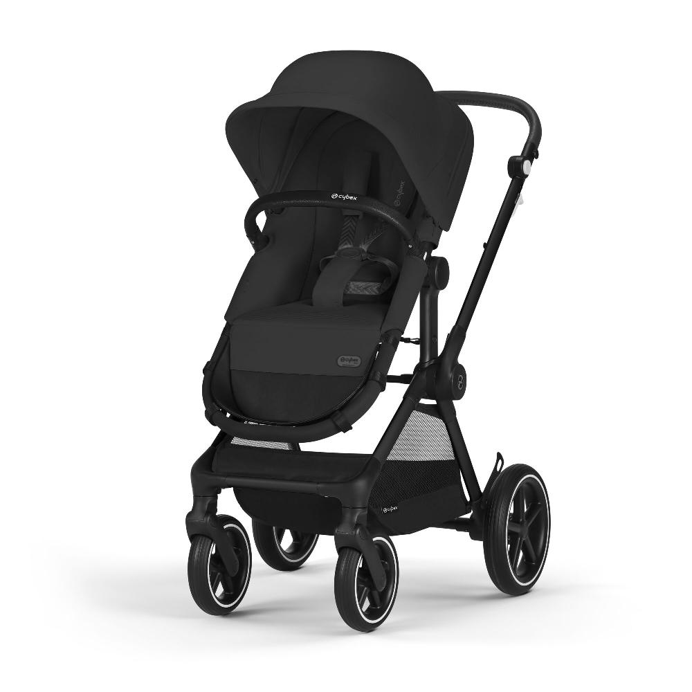 babymarkt 3 in 1 Reisesystem Kombikinderwagen Eos Lux inklusive Babyschale Aton B2 Black Moon Black Bestseller