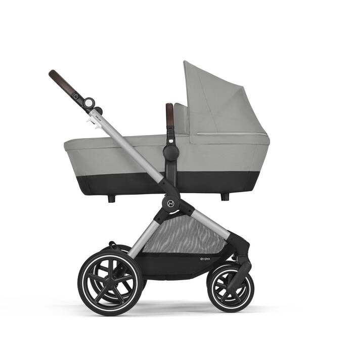 babymarkt 3 in 1 Reisesystem Kombikinderwagen Eos Lux inklusive Babyschale Aton B2 Stone Grey Tiefpreis