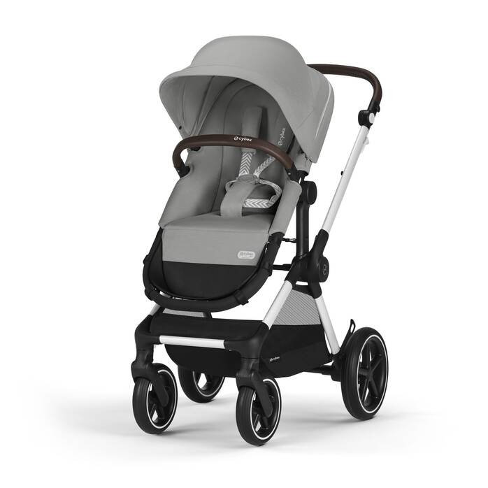 babymarkt 3 in 1 Reisesystem Kombikinderwagen Eos Lux inklusive Babyschale Aton B2 Stone Grey Tiefpreis