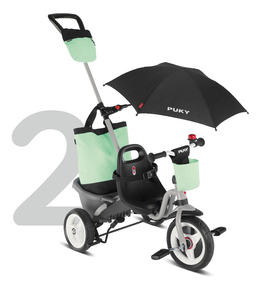 babymarkt 4 in 1 Dreirad Ceety Comfort lichtgrau 2440 zollfrei