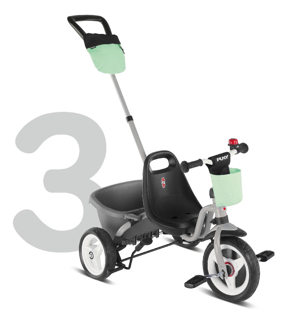 babymarkt 4 in 1 Dreirad Ceety Comfort lichtgrau 2440 zollfrei
