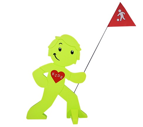 babymarkt Streetbuddy Warnfigur für mehr Kindersicherheit - grün Günstig kaufen