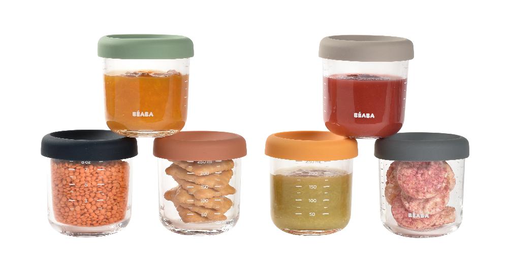 babymarkt Portionsbehälter 6er Set aus Glas sunrise Top Angebot