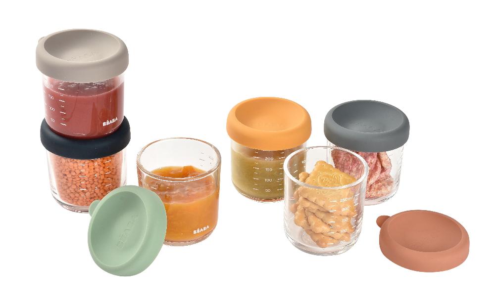 babymarkt Portionsbehälter 6er Set aus Glas sunrise Top Angebot