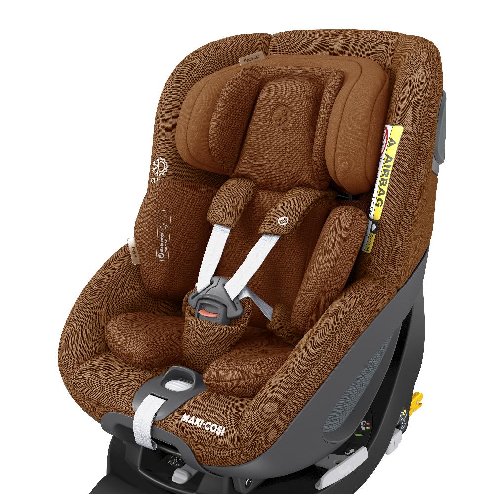 babymarkt Reboarder Pearl 360 Authentic Cognac inkl. Neugeboreneneinlage Bestseller