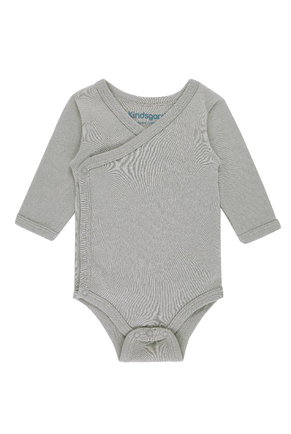 babymarkt Wickelbody trunder 5er-Pack langarm grau Nur für heute
