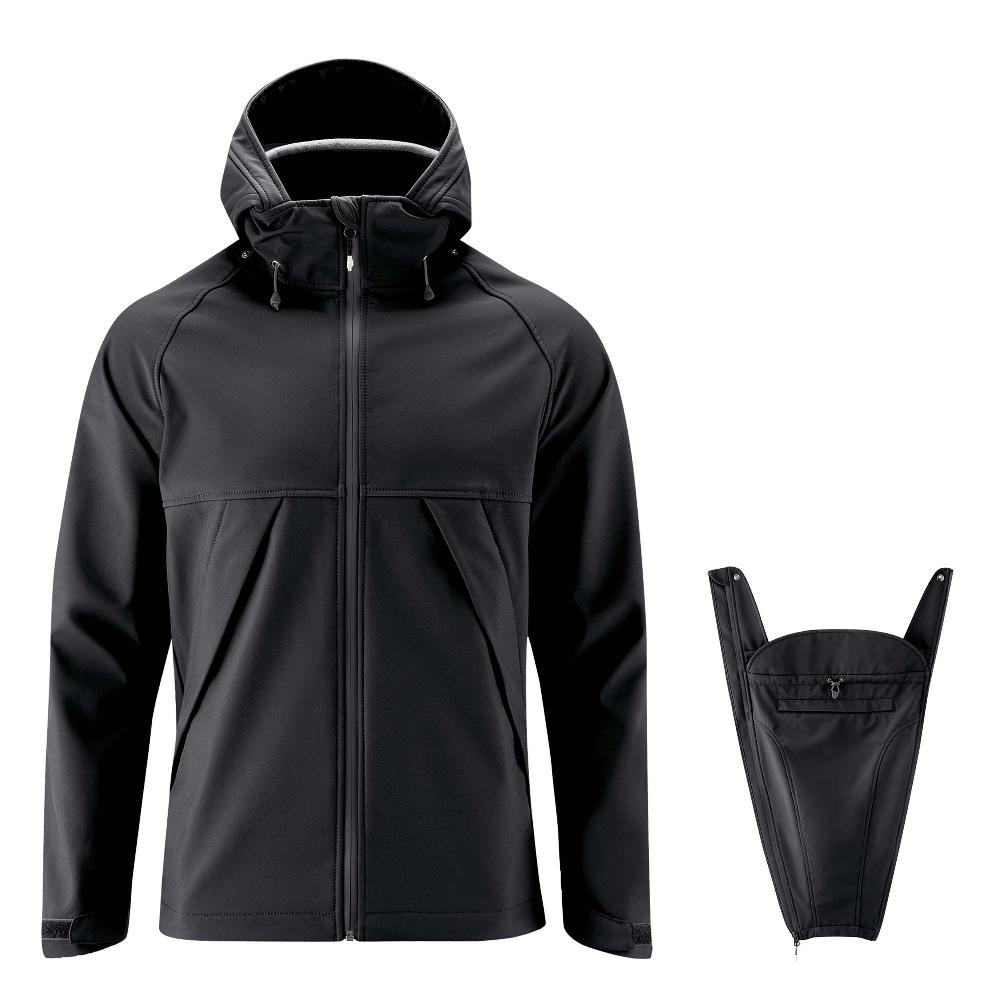babymarkt Softshell-Tragejacke für Männer Allrounder schwarz
