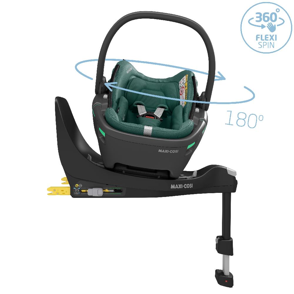 babymarkt Set Babyschale Coral 360 Essential Green plus Basisstation FamilyFix 360 Zeitlich begrenztes Angebot