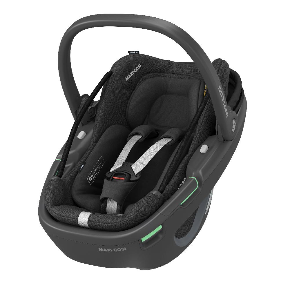 babymarkt Set Babyschale Coral 360 Essential Black plus Basisstation FamilyFix 360 Exklusive Angebote