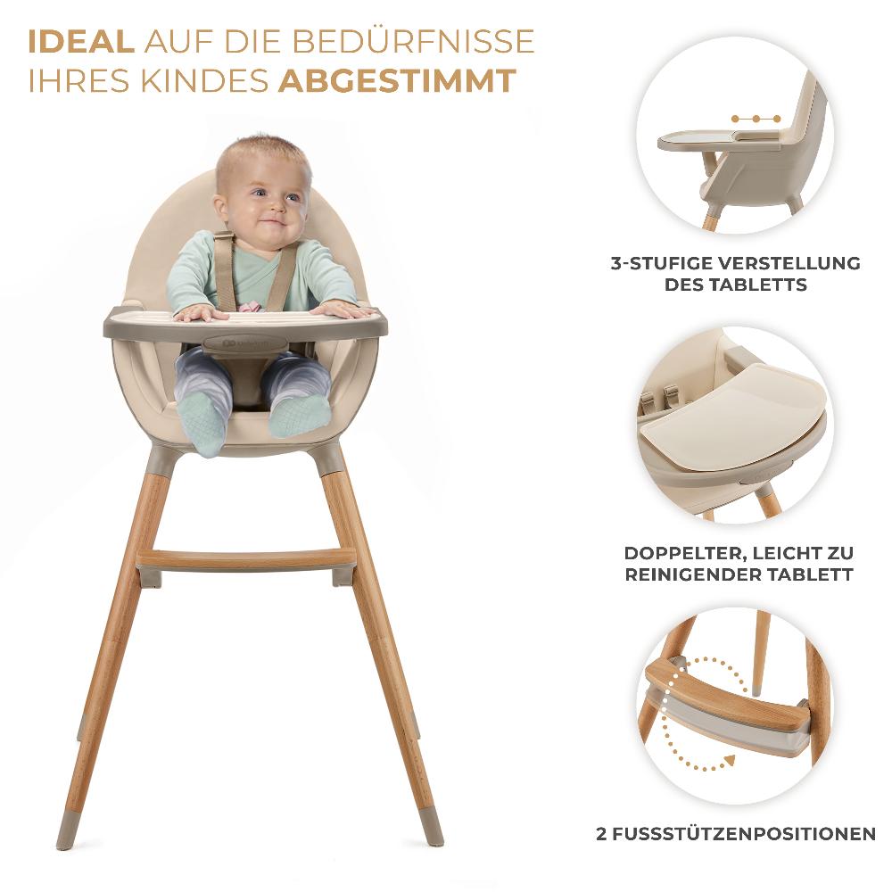 babymarkt Hochstuhl FINI 2 beige Begrenzt auf 3 Tage