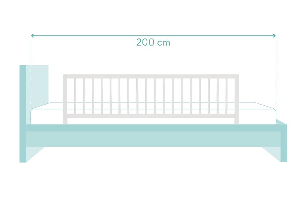 babymarkt Bettgitter Lilly 140 x 45 cm weiß Speichern exportieren