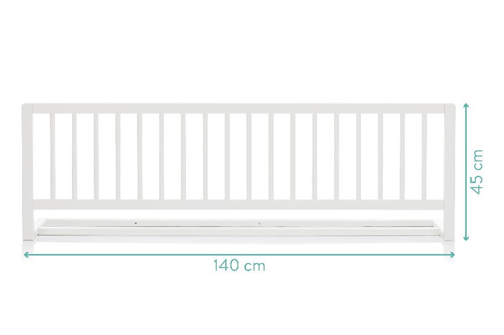 babymarkt Bettgitter Lilly 140 x 45 cm weiß Speichern exportieren