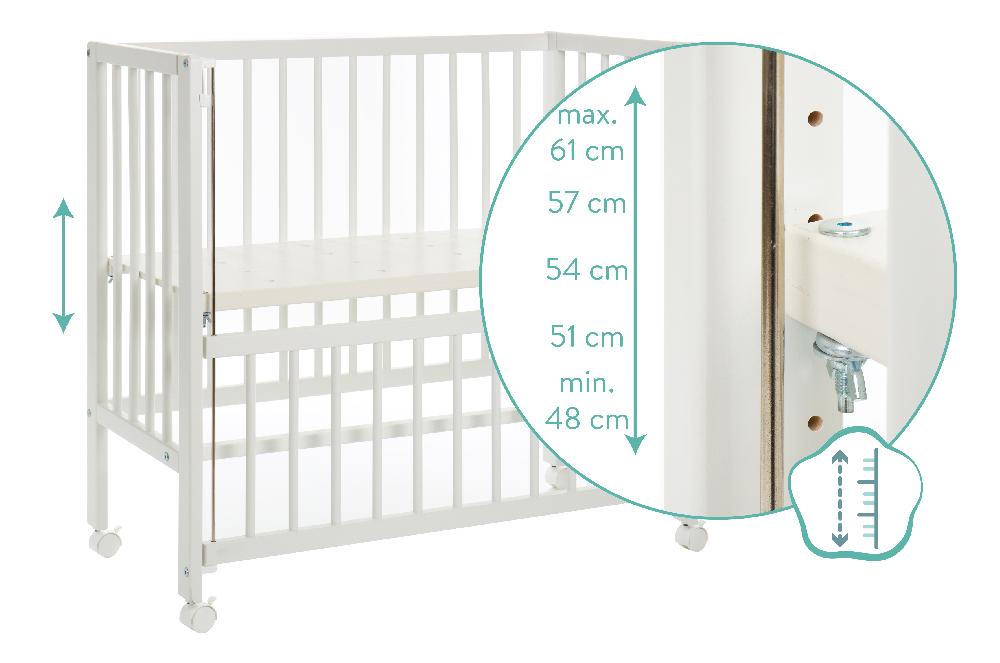 babymarkt Beistellbett Cocon weiß Outlet
