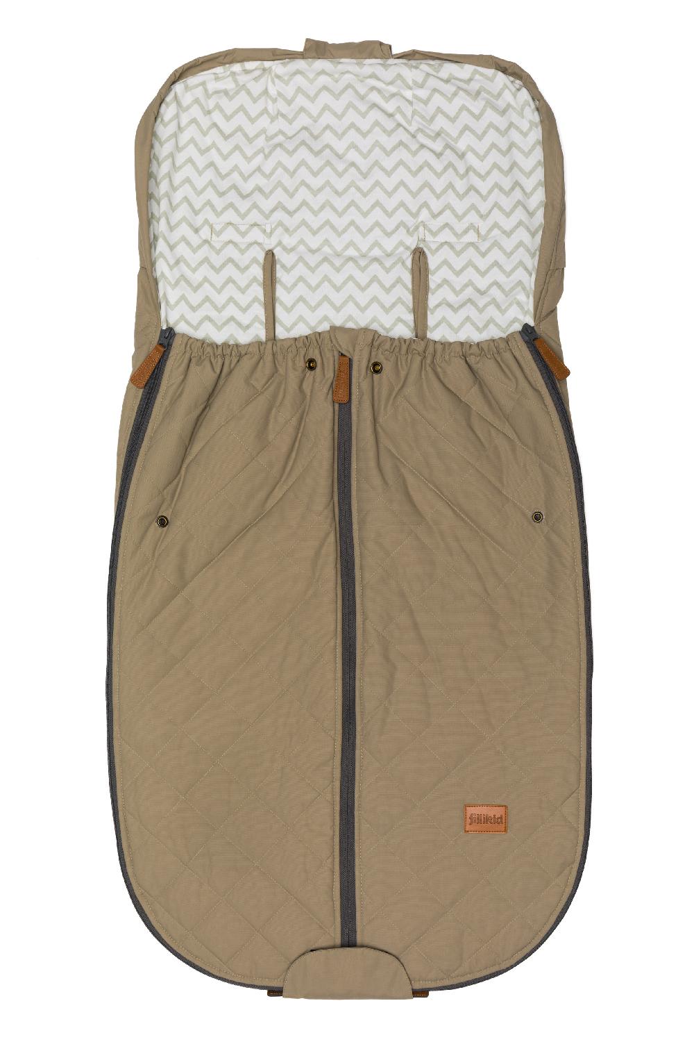 babymarkt Sommerfußsack Light Big 100x50 cm taupe