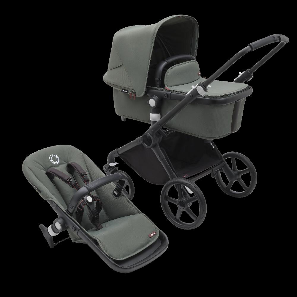 babymarkt Kinderwagen Fox Cub mit Liegeaufsatz und Sitz Black/Forest Green
