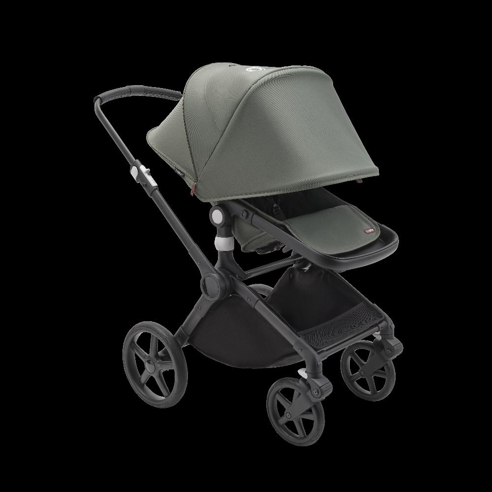 babymarkt Kinderwagen Fox Cub mit Liegeaufsatz und Sitz Black/Forest Green Großer Ausverkauf