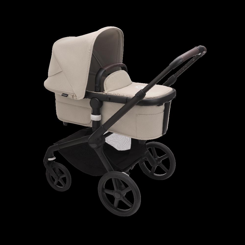 babymarkt Kinderwagen Fox 5 mit Liegewanne und Sitz Black/Desert Taupe Preisnachlass