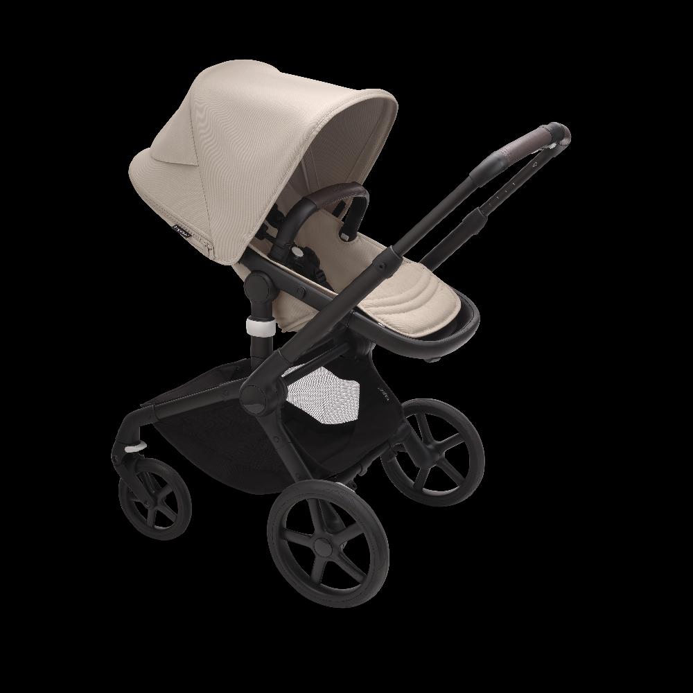 babymarkt Kinderwagen Fox 5 mit Liegewanne und Sitz Black/Desert Taupe Preisnachlass