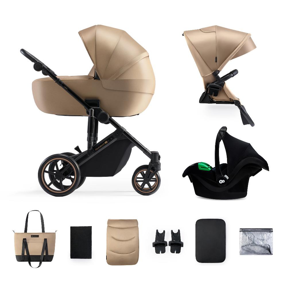 babymarkt Kinderwagen Prime2 3in1 Mink Pro Sandrose Beige