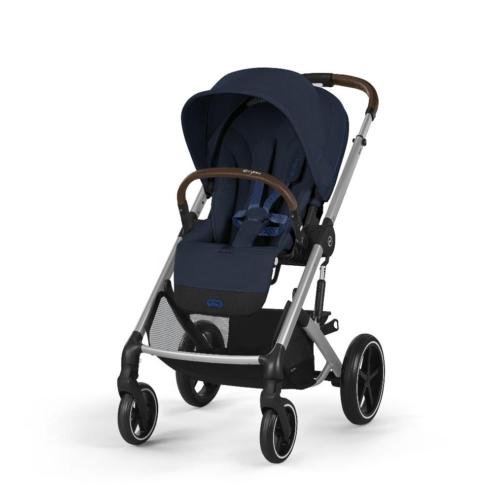 babymarkt Kinderwagen Balios S Lux Silver Ocean Blue