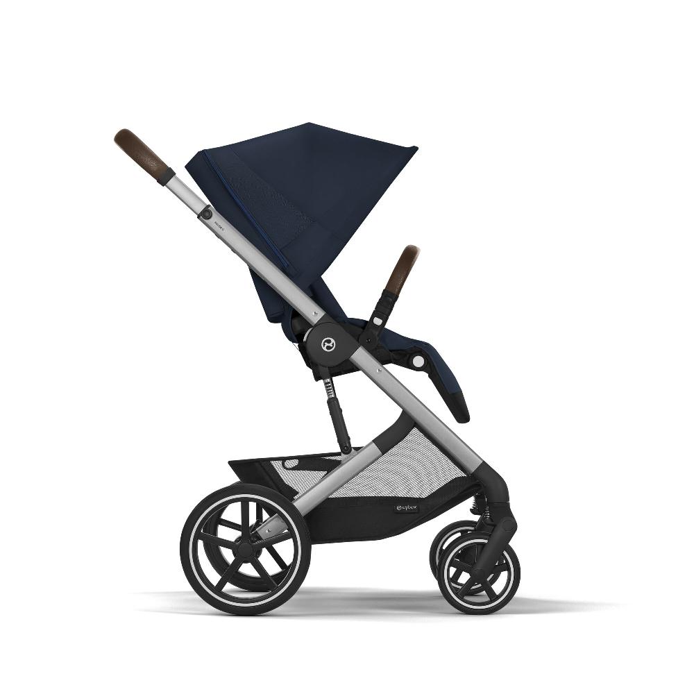 babymarkt Kinderwagen Balios S Lux Silver Ocean Blue Neueste Mode