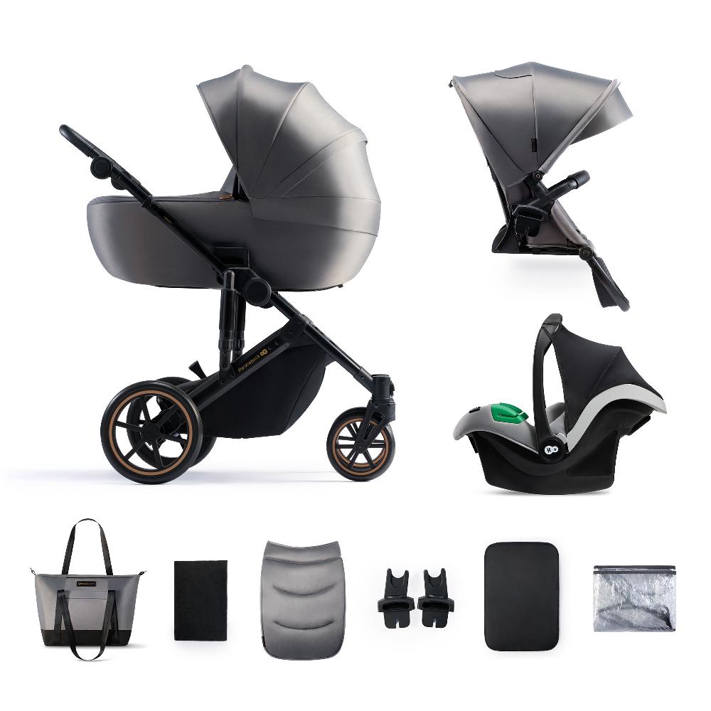 babymarkt Kinderwagen Prime2 3in1 Mink Pro Shadow Grey