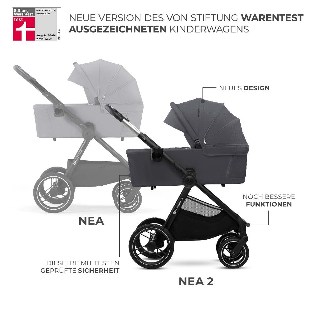 babymarkt Kinderwagen 2in1 NEA 2 Deep Grey 50% Rabatt mit kostenlosem Versand