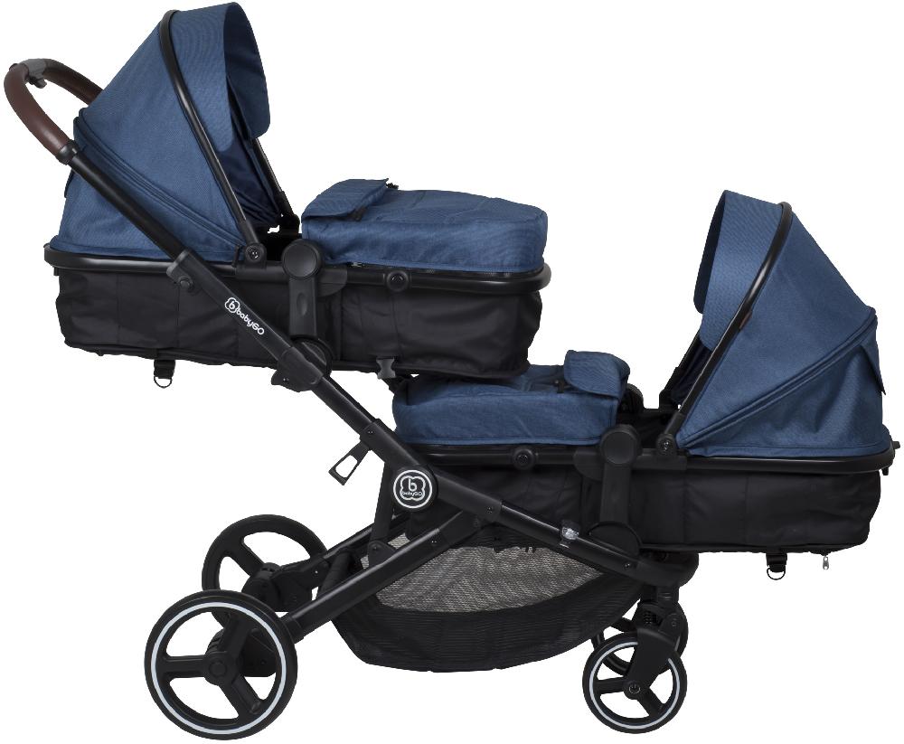babymarkt Geschwisterwagen Twinner Blue