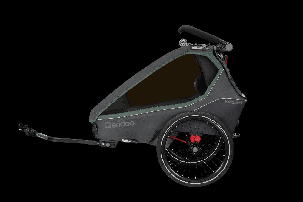 babymarkt Kinderfahrradanhänger Kidgoo1 Ivy Green Kollektion 2023