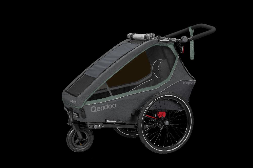 babymarkt Kinderfahrradanhänger Kidgoo1 Ivy Green Kollektion 2023 Verkauf