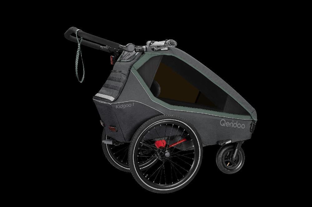 babymarkt Kinderfahrradanhänger Kidgoo1 Ivy Green Kollektion 2023 Verkauf