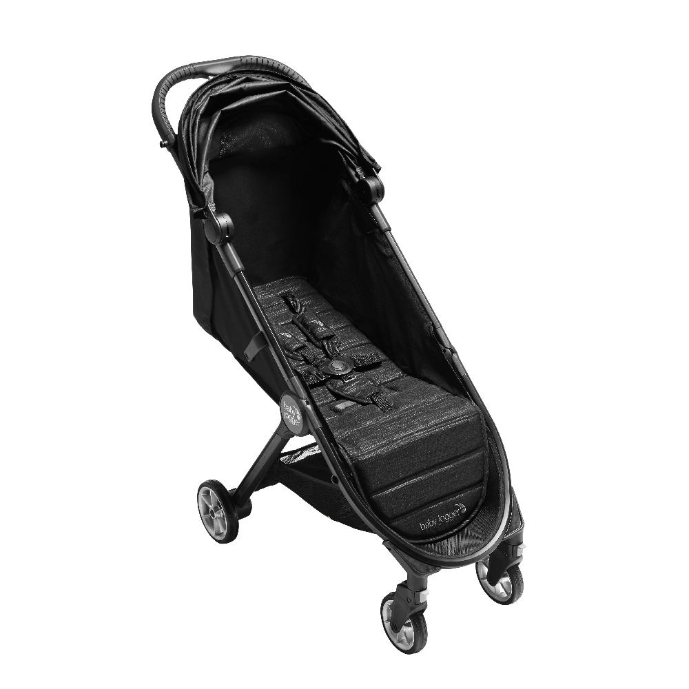 babymarkt Buggy City Tour 2 Pitch Black inklusive Sicherheitsbügel und Wetterschutz Günstiger Verkauf